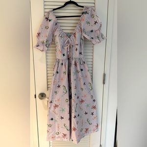 Hill House Ophelia Dress In sea creatures
